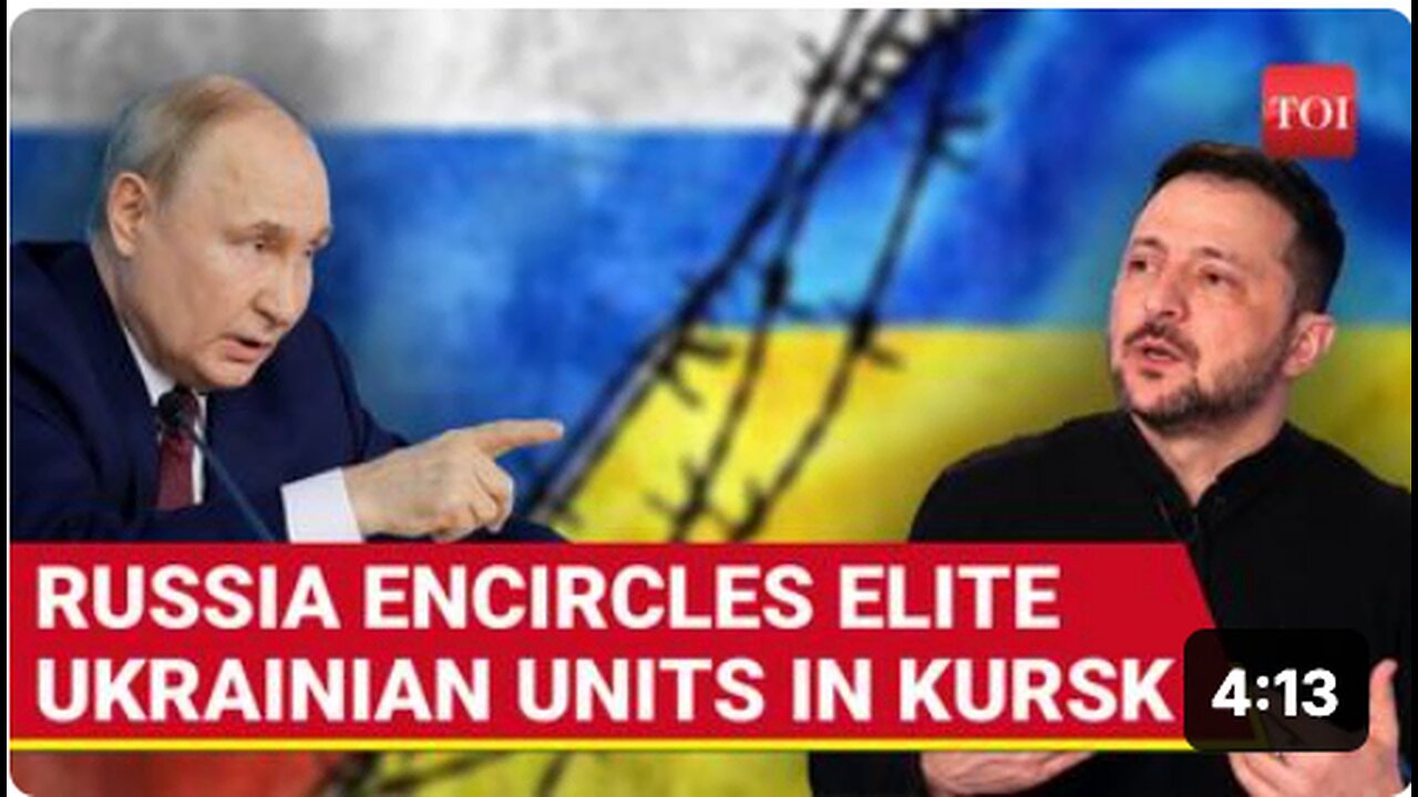 Putin's Men Trap Elite Ukrainian Units In Kursk; 'Three-Quarters Of Kyiv's Troops Encircled'