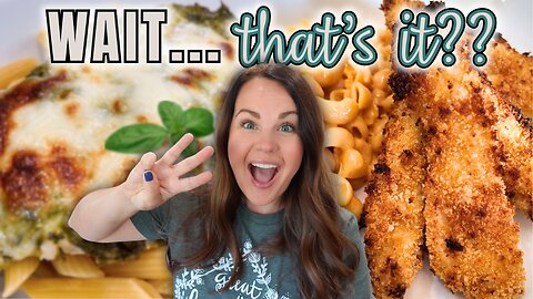 3 Ingredient Dinners So Easy It Feels Like Cheating | Easy Dinner Ideas