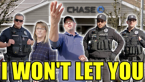 CBRE Employee Tried To Stop Me | Chase, US Bank | First Amendment Audit