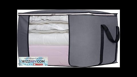 SLEEPING LAMB 120L Extra Large Blanket Storage Bags Breathable Clothes Storage Containers Review