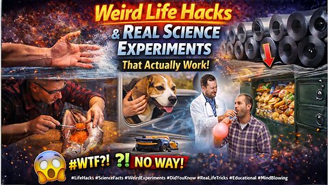 Weird Life Hacks & Real Science Experiments That Actually Work!