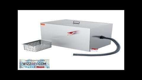 VEVOR Commercial Grease Trap 40 LBS Grease Interceptor Side Inlet Interceptor Under Review