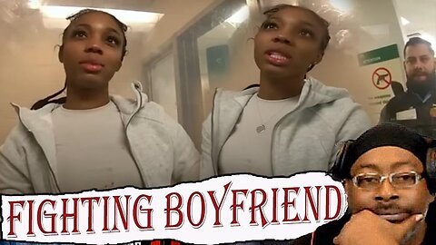 Black Woman Beats Up Her Boyfriend in Front of Female Police Officers