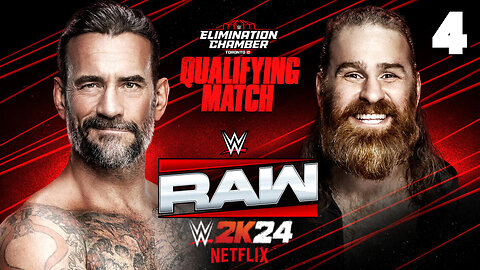 WWE 2K24 Raw February 3rd 2025 - CM Punk Qualifies!