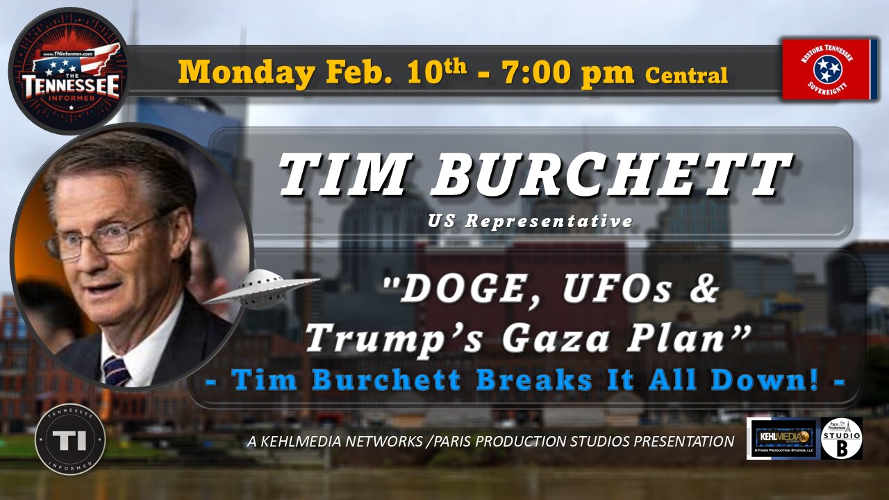 🚀 "DOGE, UFOs & Trump's Gaza Plan: Tim Burchett Breaks It All Down!"