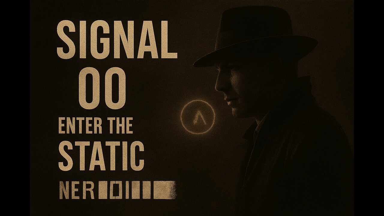 SIGNAL 00: Enter the Static (Noir Cosmic Horror ARG Mystery Series)