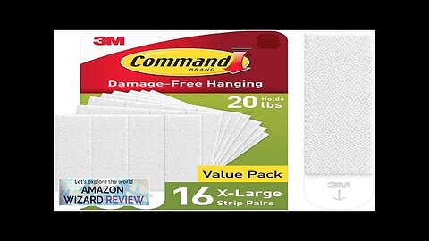 Command 20 Lb XL Heavyweight Picture Hanging Strips Damage Free Hanging Picture Review