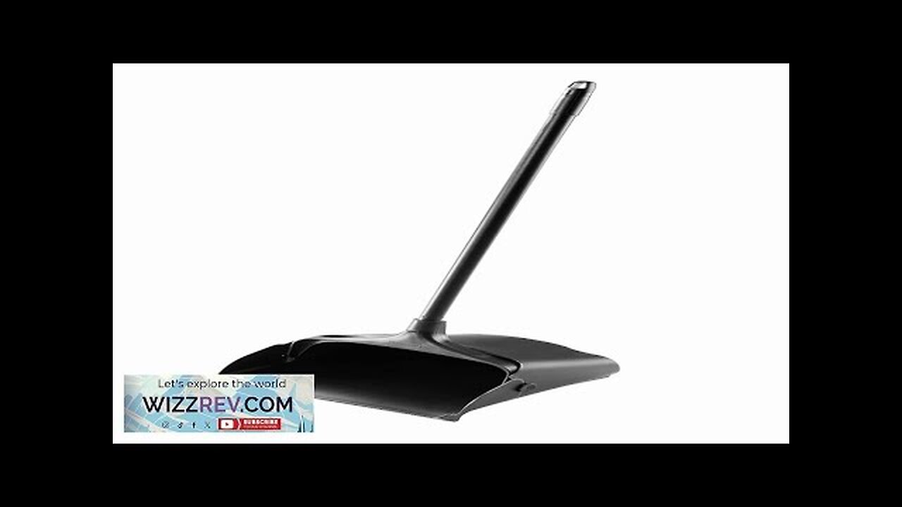 Rubbermaid Commercial Products Dustpan with Long Handle Plastic Black Compatible with Any Review