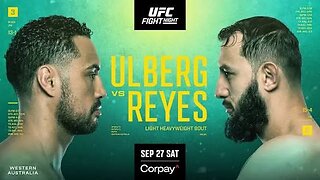 UFC FIGHT NIGHT: CARLOS ULBERG VS DOMINICK REYES | FULL CARD PICKS
