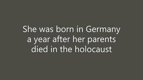 My parents died in the holocaust - I was born a year later