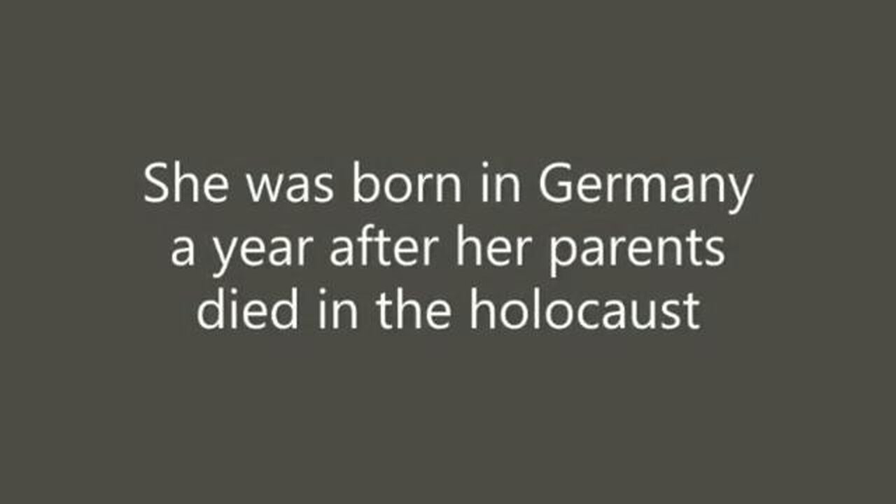 My parents died in the holocaust - I was born a year later