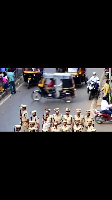 roadside police drill 🚨