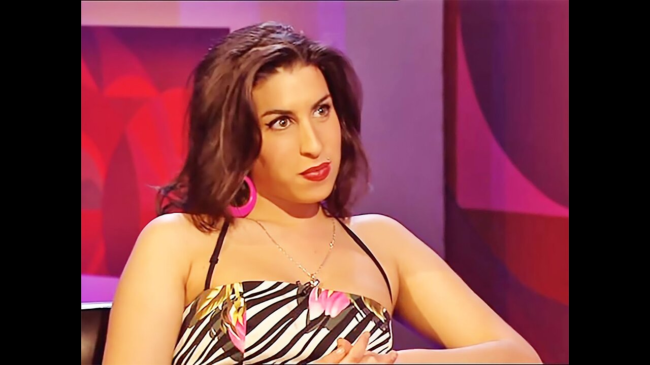 Amy Winehouse appears on The Jonathan Ross Show, March 19, 2004.