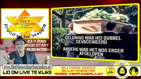 HNMDA live 23-11-25 : Bij hoge nood? Blijf angstig! Wees verraderlijk!