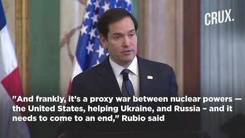 Trump Pushes Zelensky Opponents To Fight Elections, Russia Hails Rubio's “Ukraine Proxy War” Remark