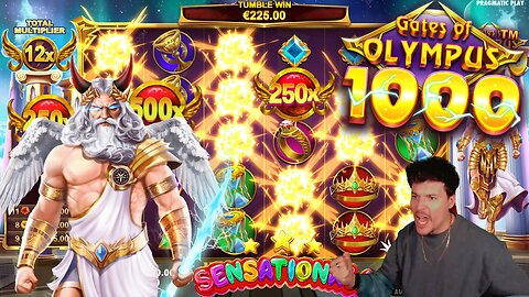 ⚡ZEUS IMPAZZITO!!🤯 GATES OF OLYMPUS 1000 DISTRUTTA‼️💣💥 IMPERDIBILE‼️🤑SLOT ONLINE🎰 BIG WIN💸