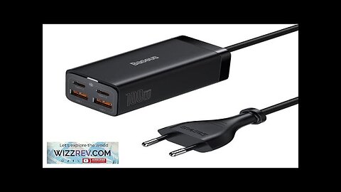 GaN Tech Baseus GaN3 Pro 100W 4-Port USB Charger 2USB-A+2USB-C Fast Charging Review