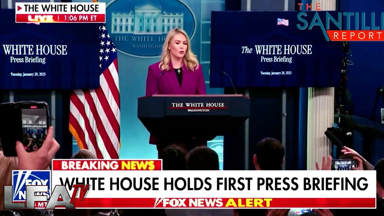 🔥 TRUMP UNVEILS SECRET WEAPON: White House Press Secretary Karoline Leavitt || @Aaker