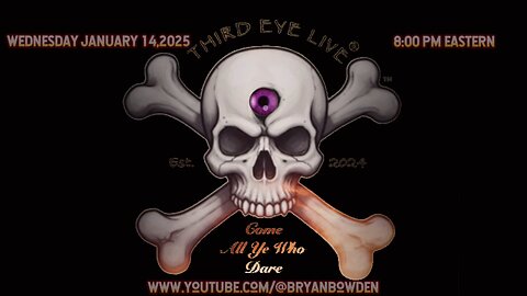 JV Noseworthy on Third Eye Live 1/14/26 8pm Eastern