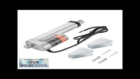 VEVOR Linear Actuator 12V 4 Inch High Load 330lbs/1500N Linear Actuator 0.19"/s Review