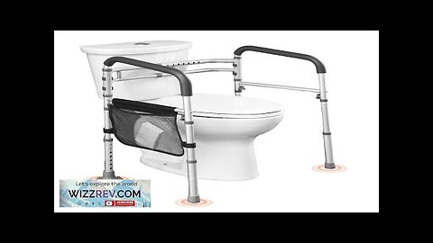 VEVOR Foldable Toilet Safety Rail Toilet Rail with Non-Slip Handles for Seniors Review