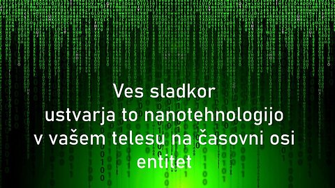 Ves sladkor ustvarja to nanotehnologijo v vašem telesu na časovni osi entitet