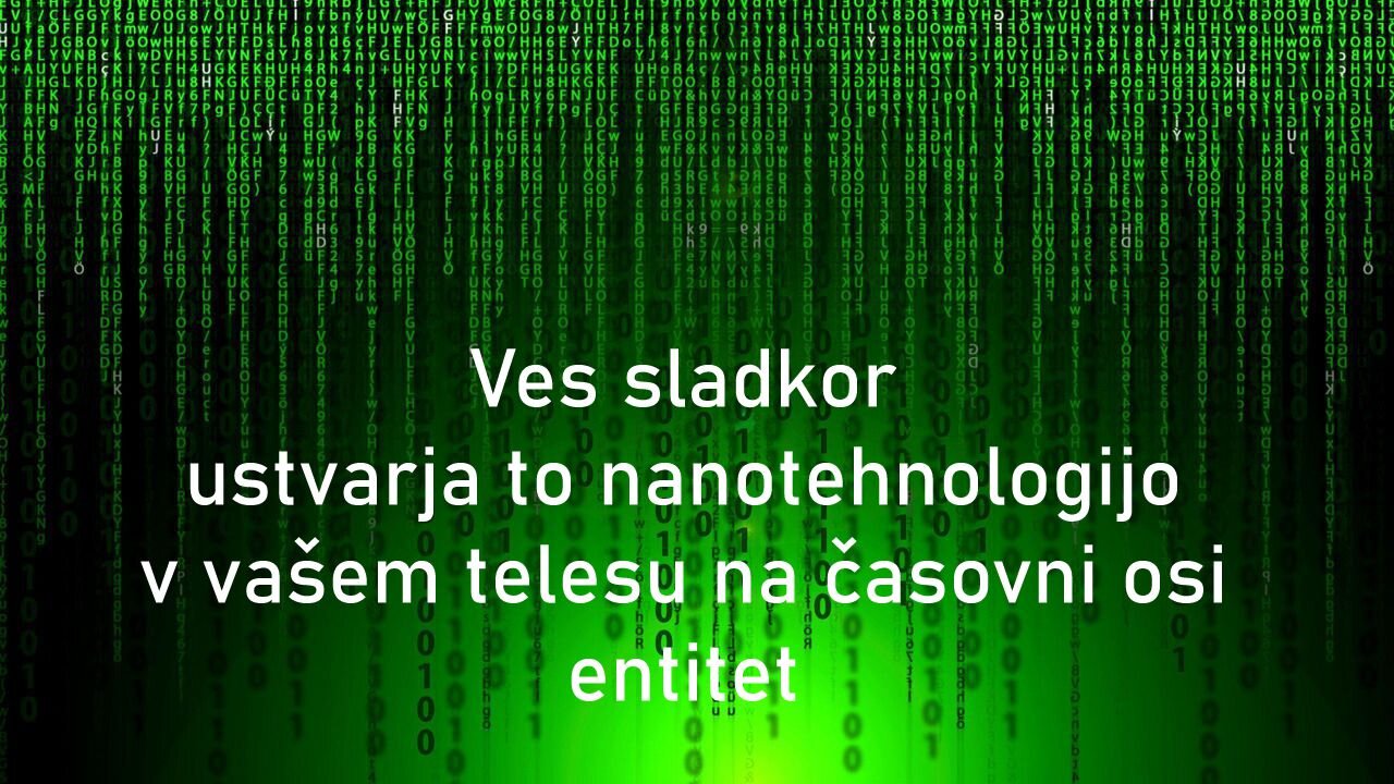 Ves sladkor ustvarja to nanotehnologijo v vašem telesu na časovni osi entitet