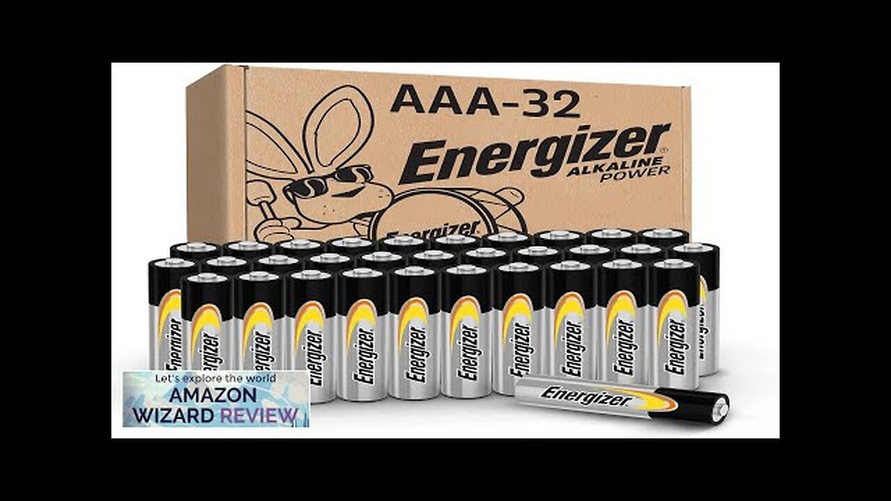 Energizer Alkaline Power AAA Batteries (32 Pack) Long-Lasting Triple A Batteries ReviewB09RTVN5GN