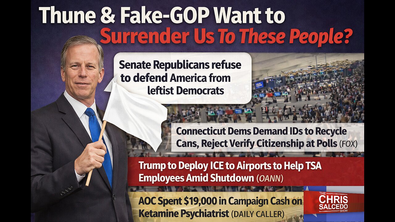 Thune Admits Dems Will Nuke Filibuster, Opts Not To Protect America