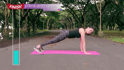10 Plank Variations - How to lose Belly Fat