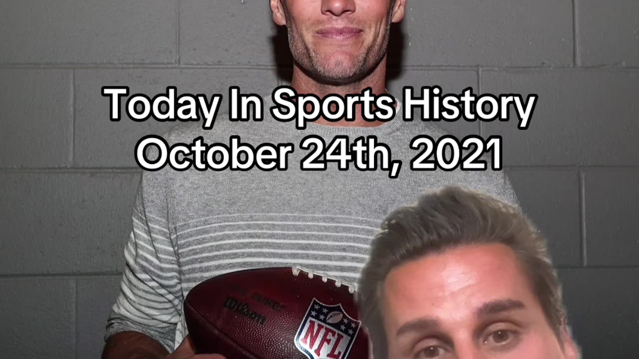 THE HISTORIC SPORTS MOMENT OF OCTOBER 24th, 2021