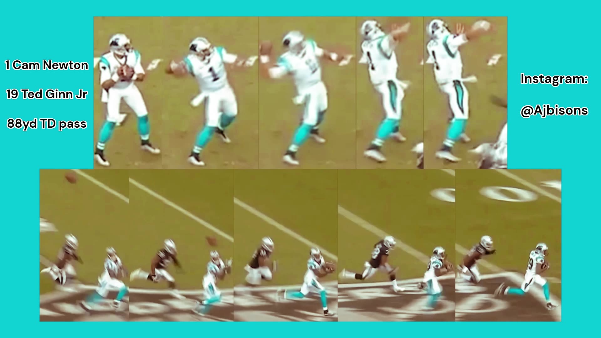 Prototype 705: Cam Newton 88yd TD pass to Ted Ginn Jr