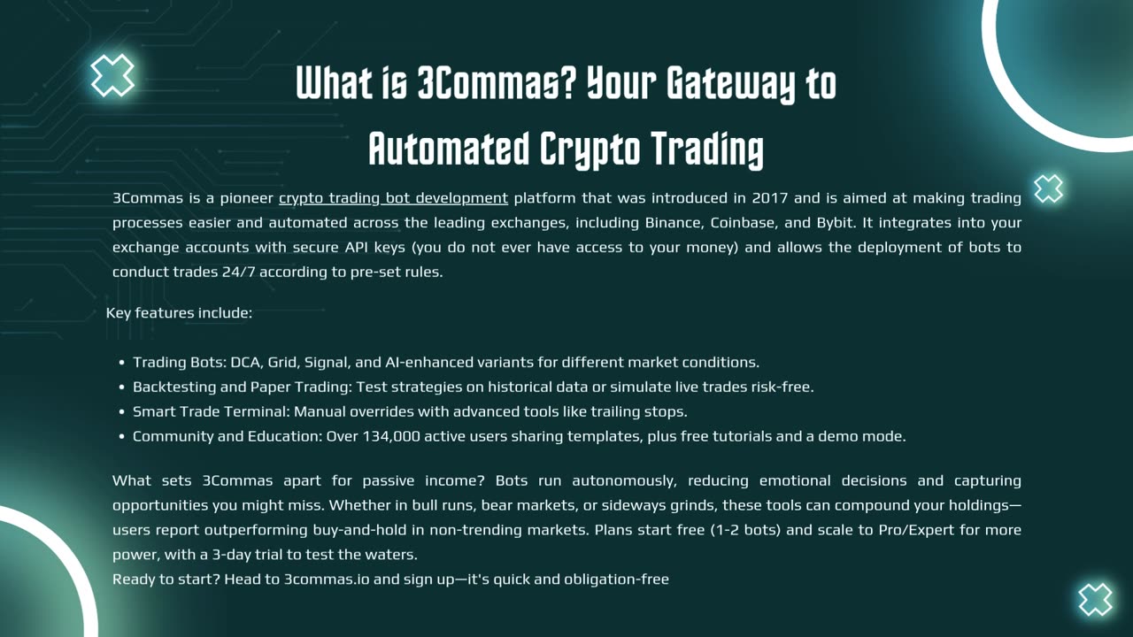 How to Build a Passive Income Stream Using 3Commas Bots: From Beginner to Intermediate Trader