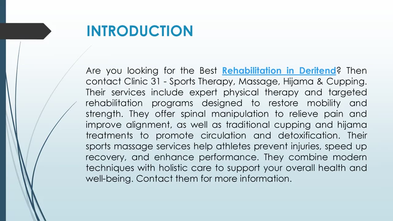 Best Rehabilitation in Deritend