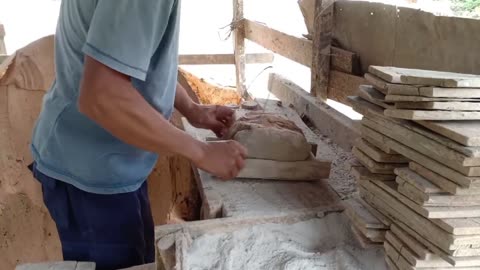 Manual Brick Making Process | Traditional Craft - Part 1
