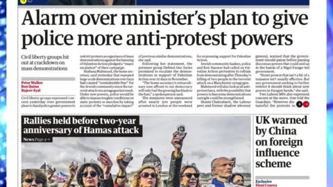 🔥Headlines Monday 6th October 2025 Newspaper Headlines 🎉📰#britishpress #breakingnews.