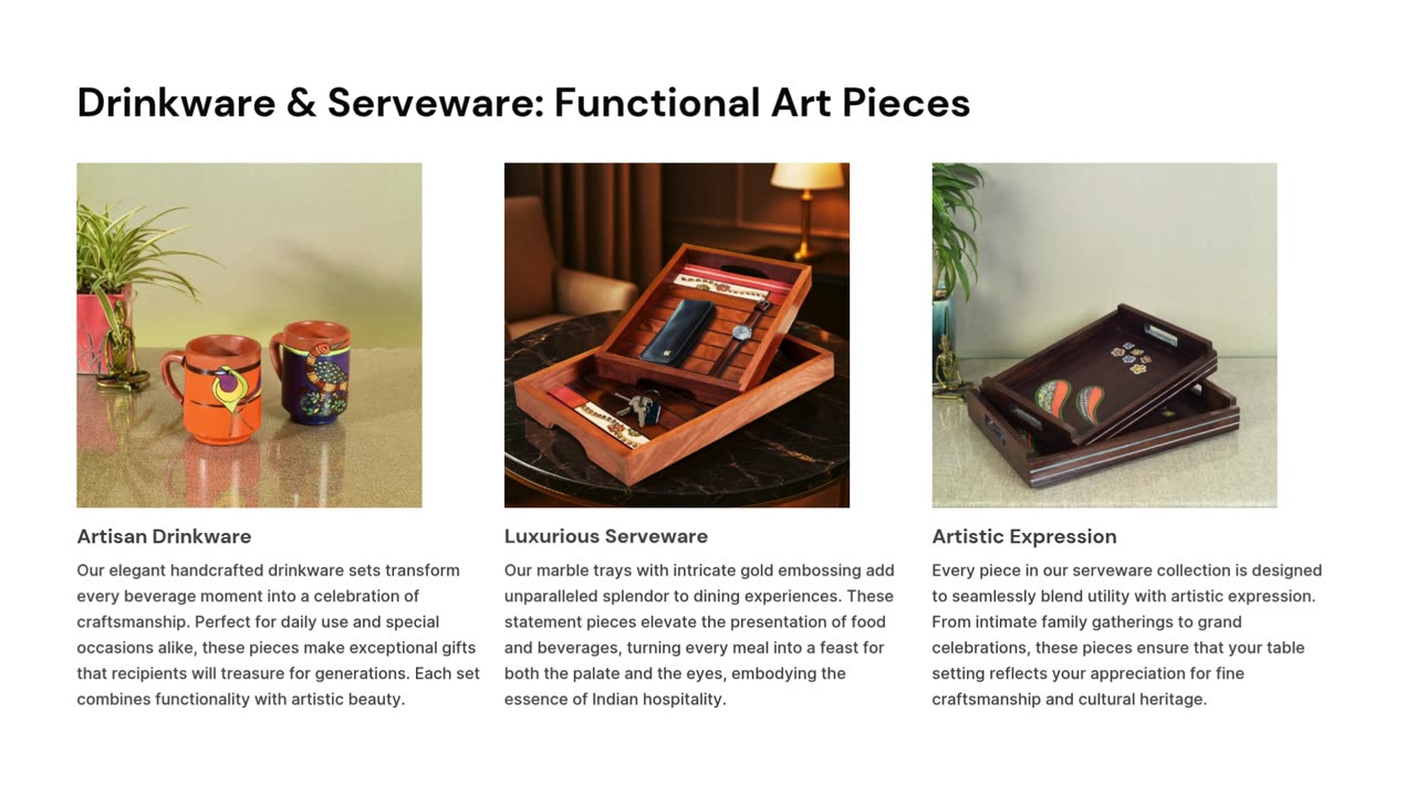 Art for Your Table | Handcrafted Kitchen & Dining by Aakriti Art Creations