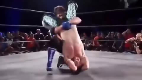 A.J. Styles drops a guy on his head #2