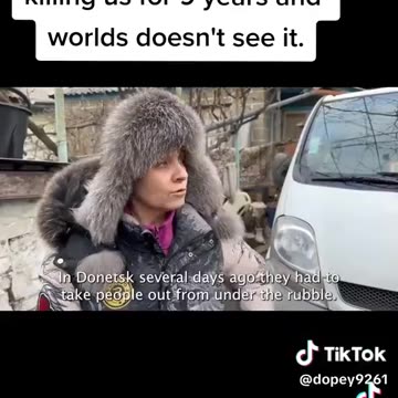 One lady from Donbass about her experiences with the other side...