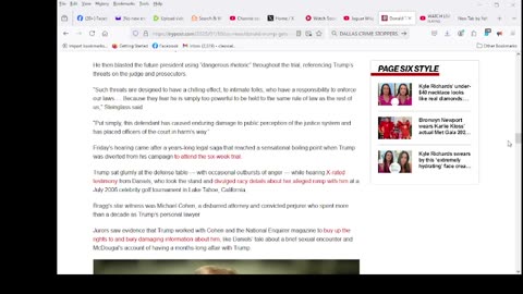 TRUMP GETS NO JAIL TIME