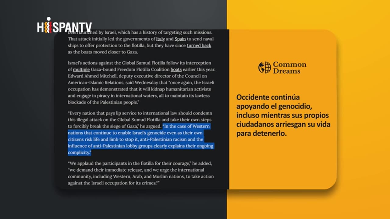 Lo descontado de Flotilla Sumud | PoliMedios