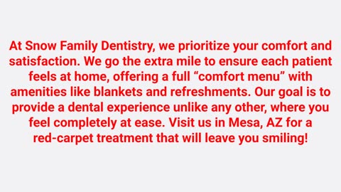 Snow Family Dentistry : #1 Dentists in Mesa, AZ | 85206