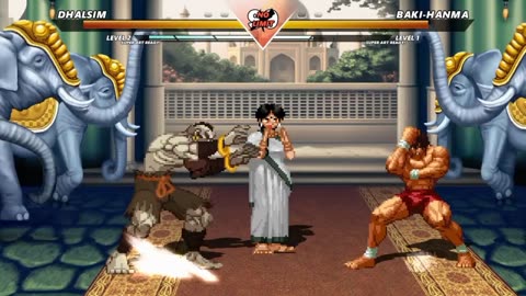 DHALSIM vs BAKI HANMA - (Hardest AI)