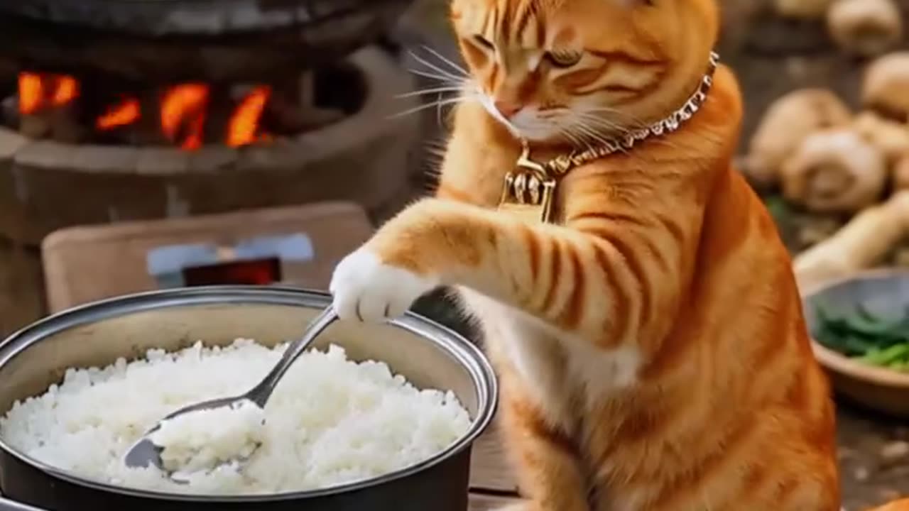 "The cat with clever paws that can cook; a domestic wizard."