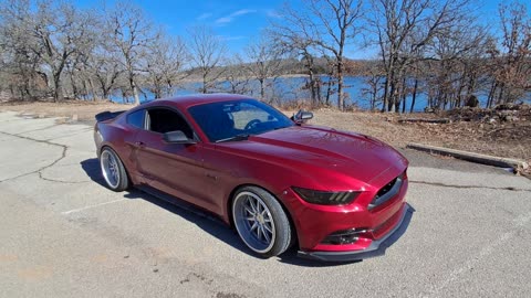 LAKESIDE WALK AROUND MY 2017 MUSTANG GT WITH NU UPGRADES...RAM RAM RAM...