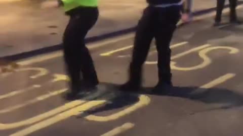 POLICE OUTNUMBERED IN SOUTH LONDON