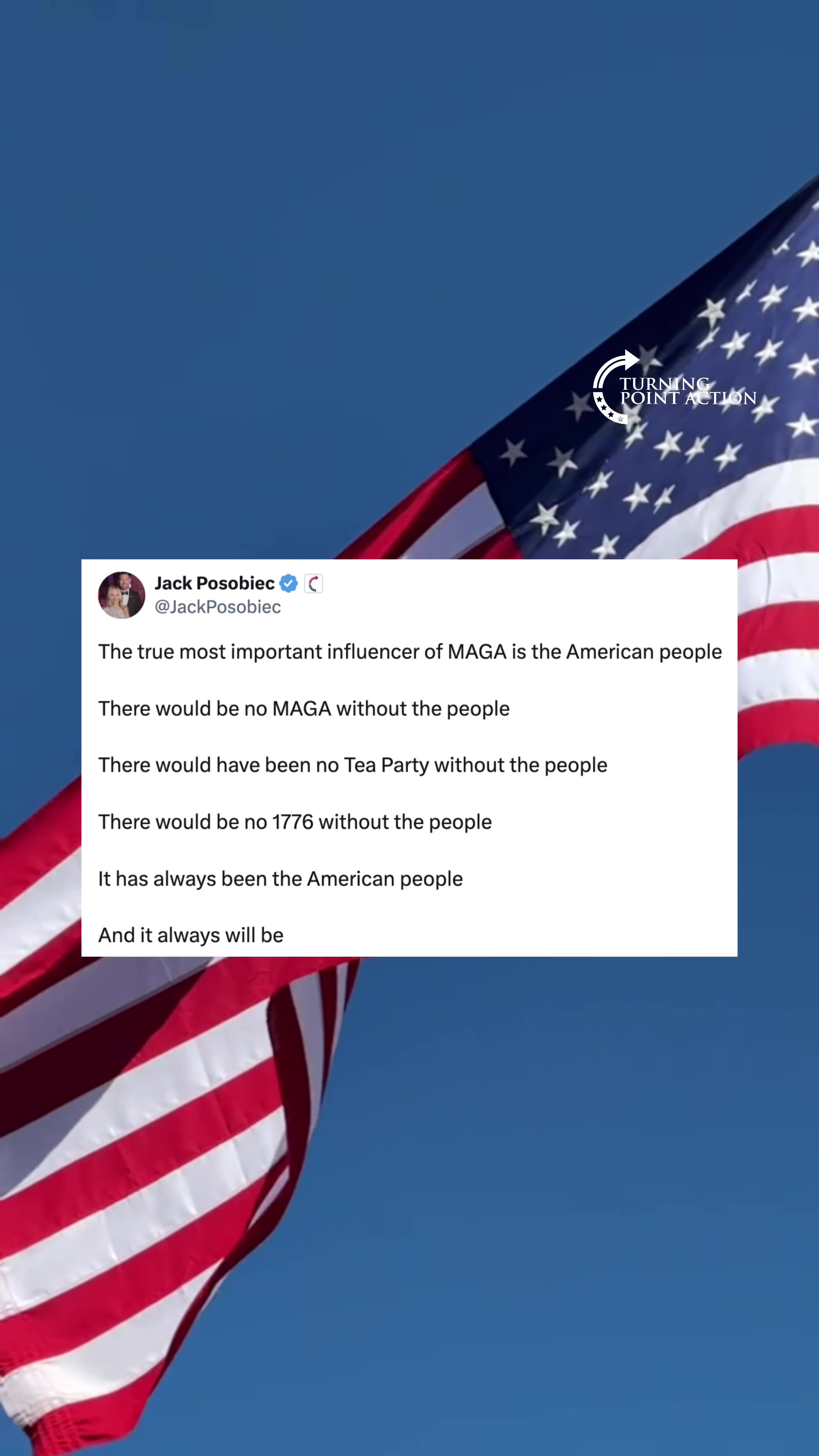 America runs on WE THE PEOPLE 🇺🇸