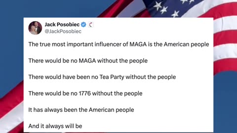 America runs on WE THE PEOPLE 🇺🇸