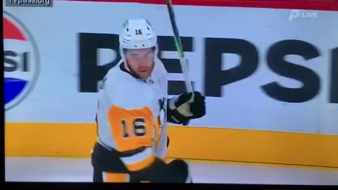 Penguins RW #16 Justin Brazeau 🥅(10)🏒Backhand Goal