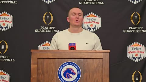 Pre Penn State Interview With Boise State Head Football Coach, Spencer Danielson 12/23/2024